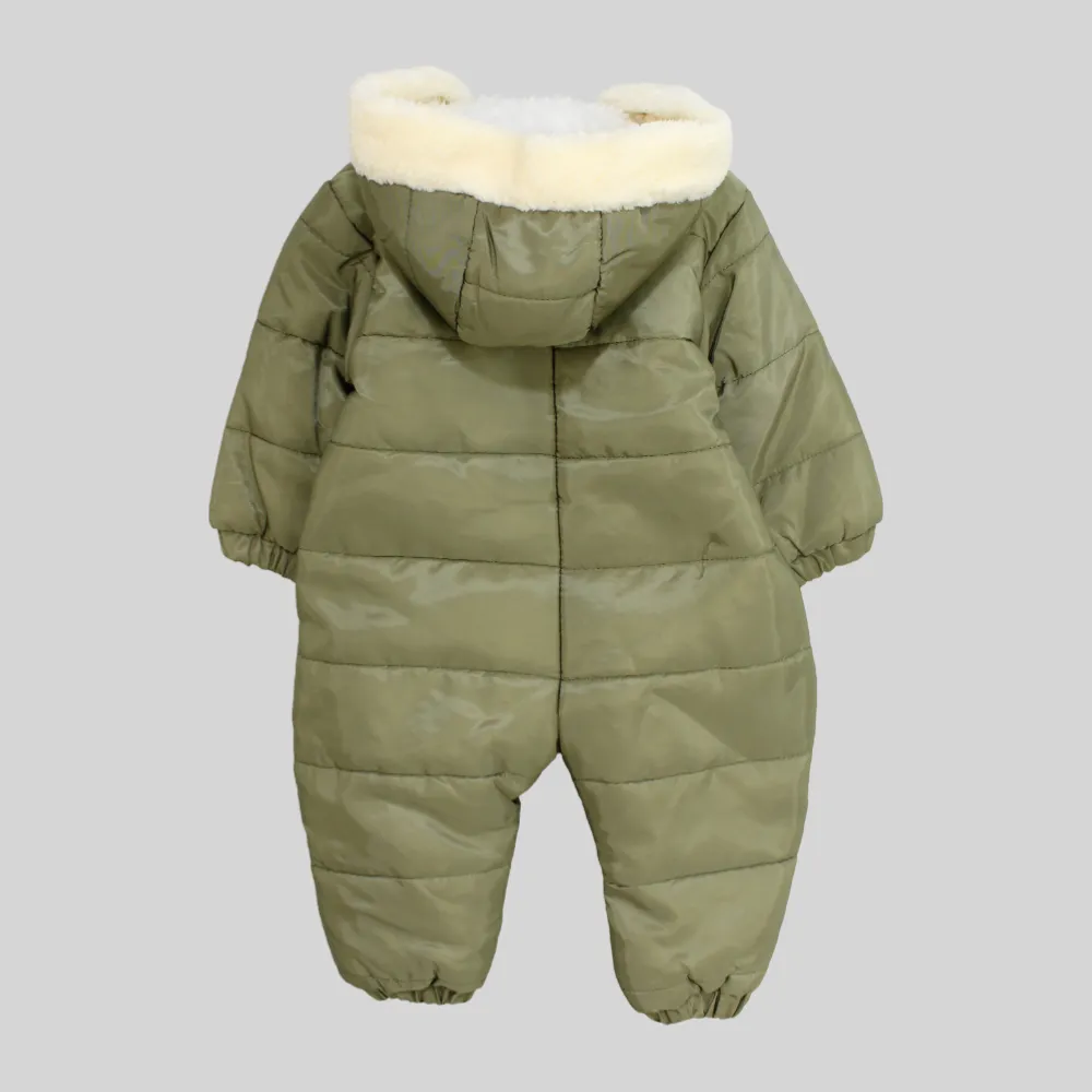 Cold Puppy Long-Sleeved Fleeced Overall