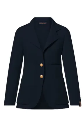 Compact Knit Preppy Blazer