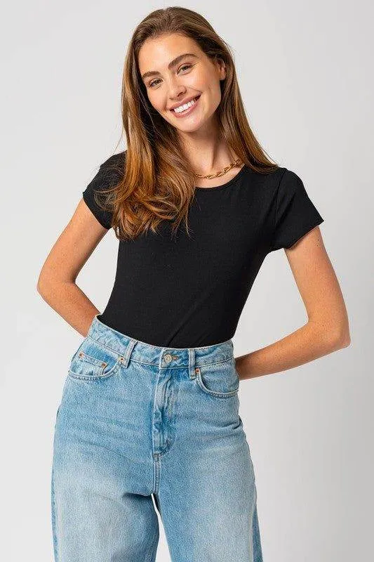 Gilli Round Neck Short Sleeve Bodysuit