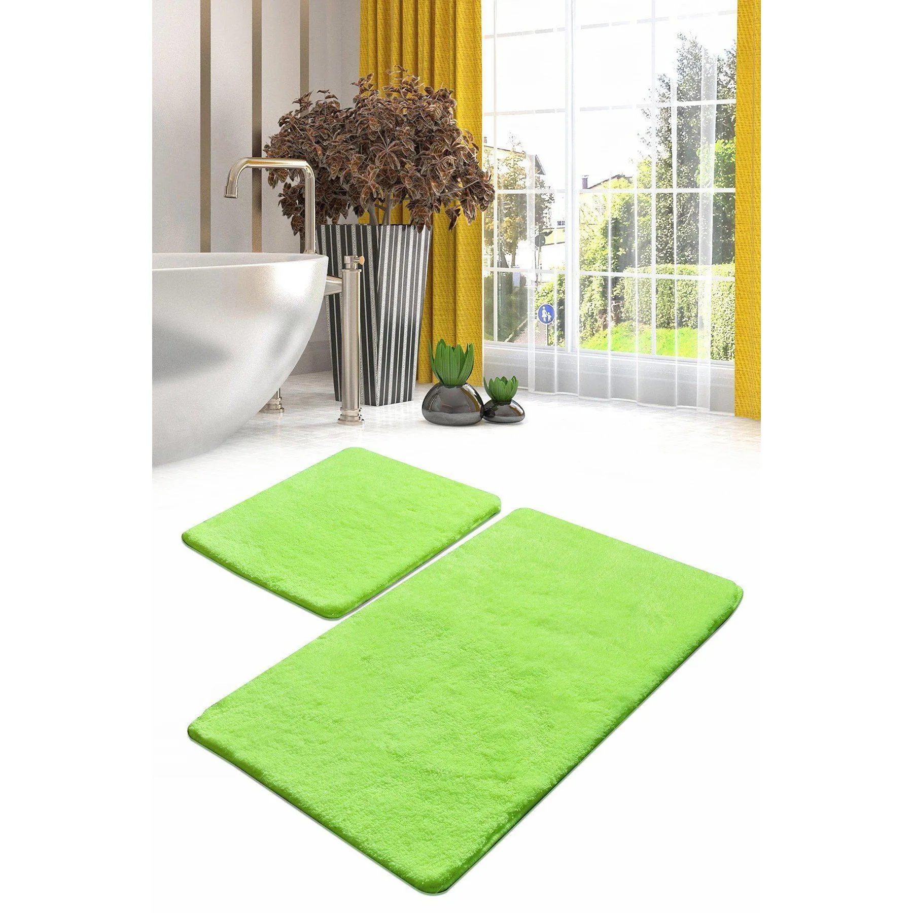 Hawaiian - Green  Bath Mat