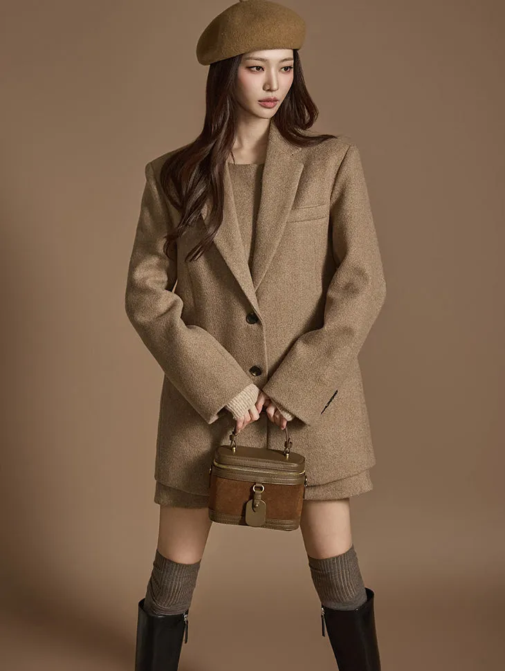J2480 Woolen Quilted Jacket
