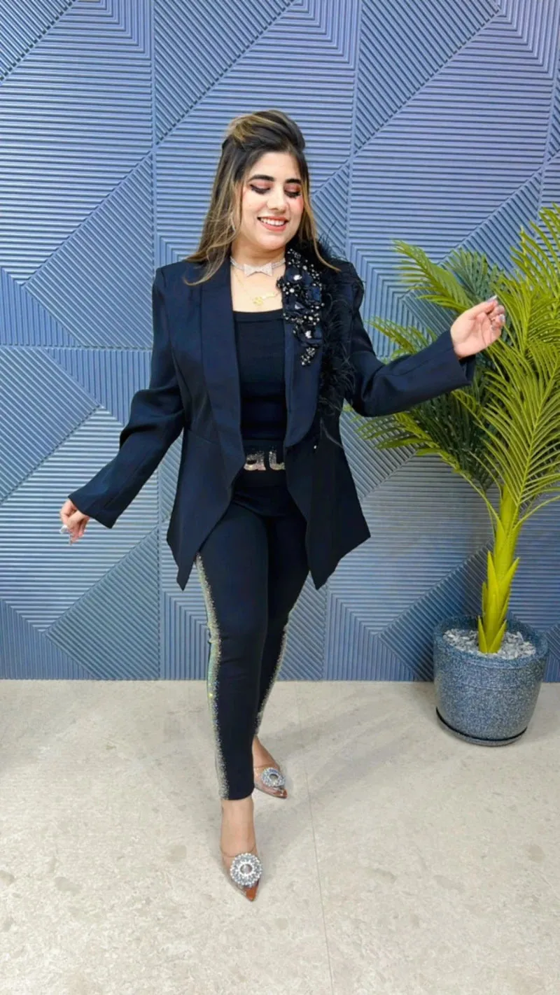 Premium Quality Imported Fabric Blazer GGR666