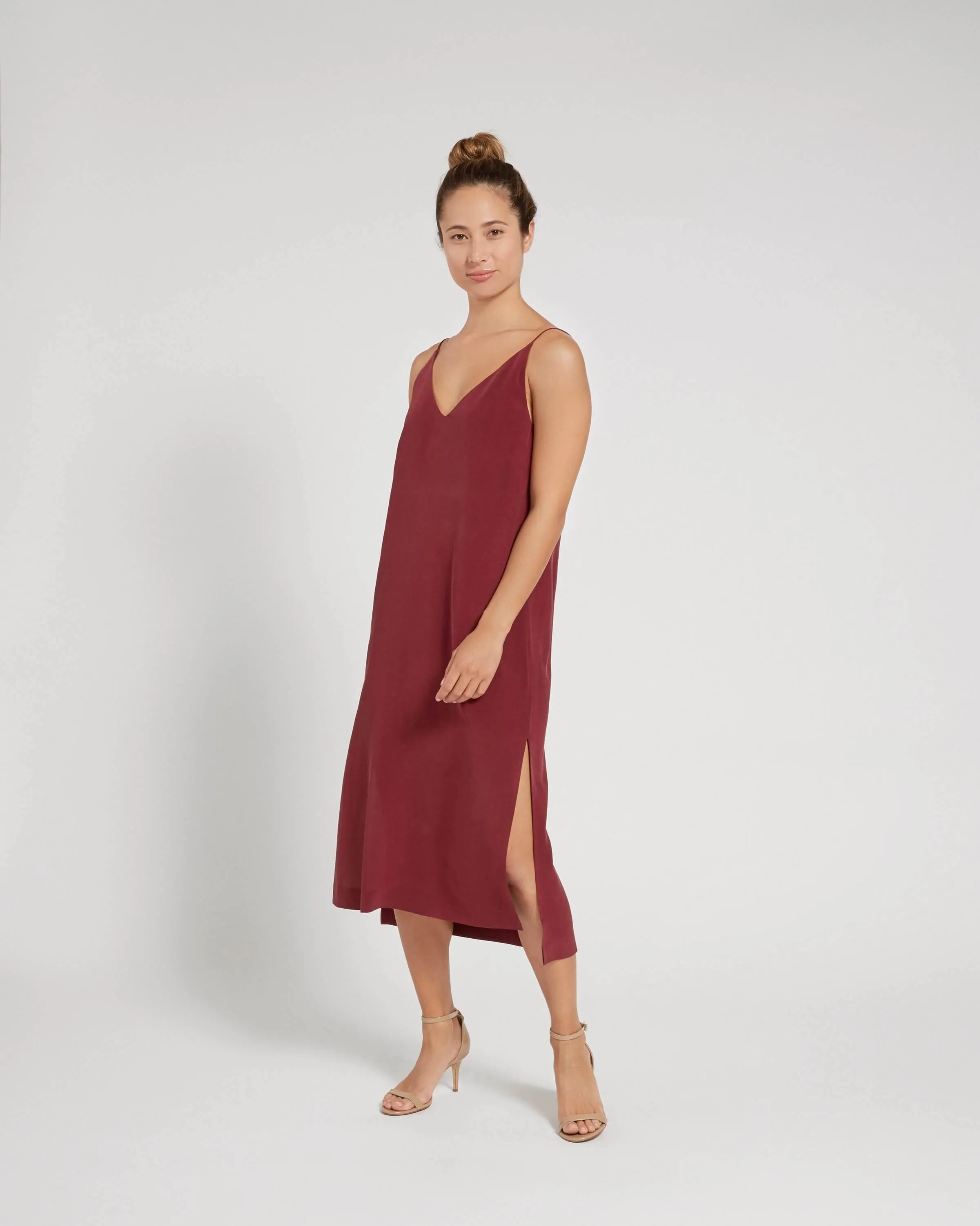 Premium Silk Slip Dress