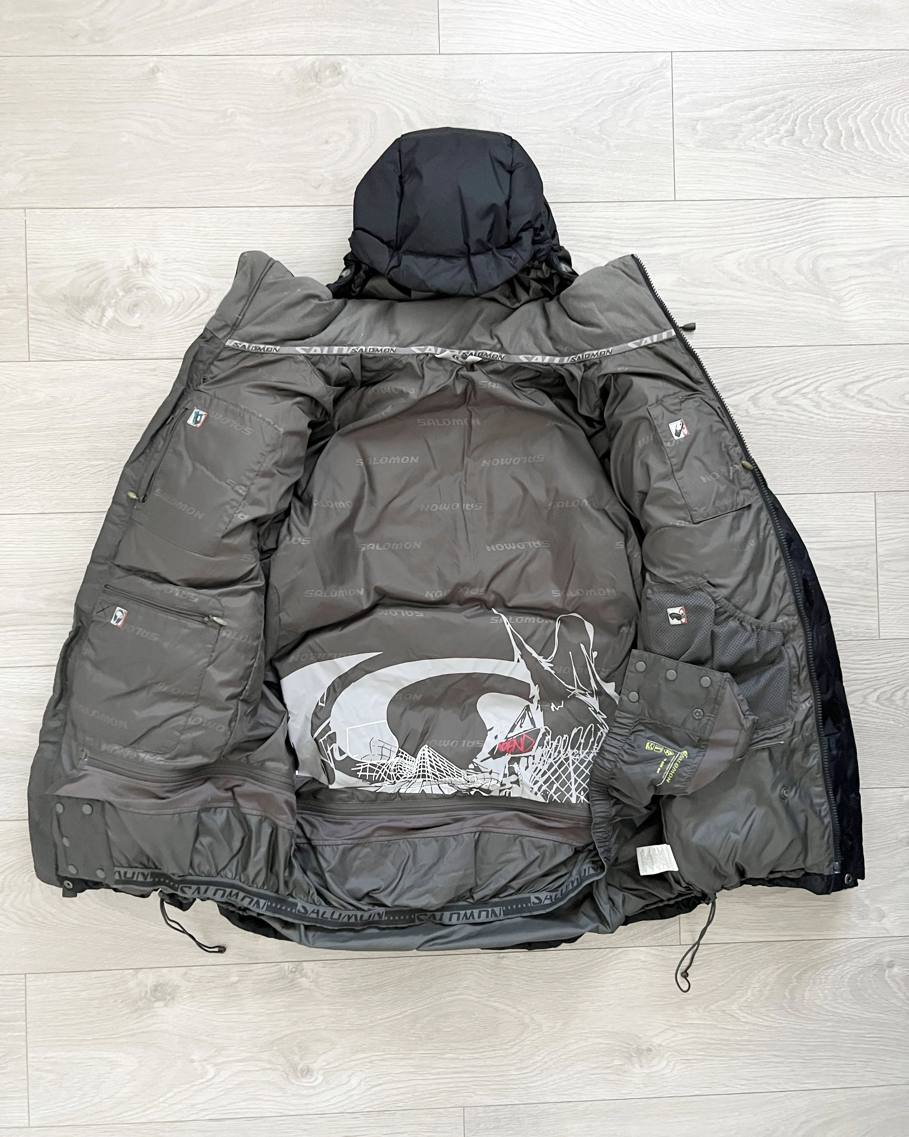 Salomon 1990s Technical Heavy Down Puffer Jacket - Size L