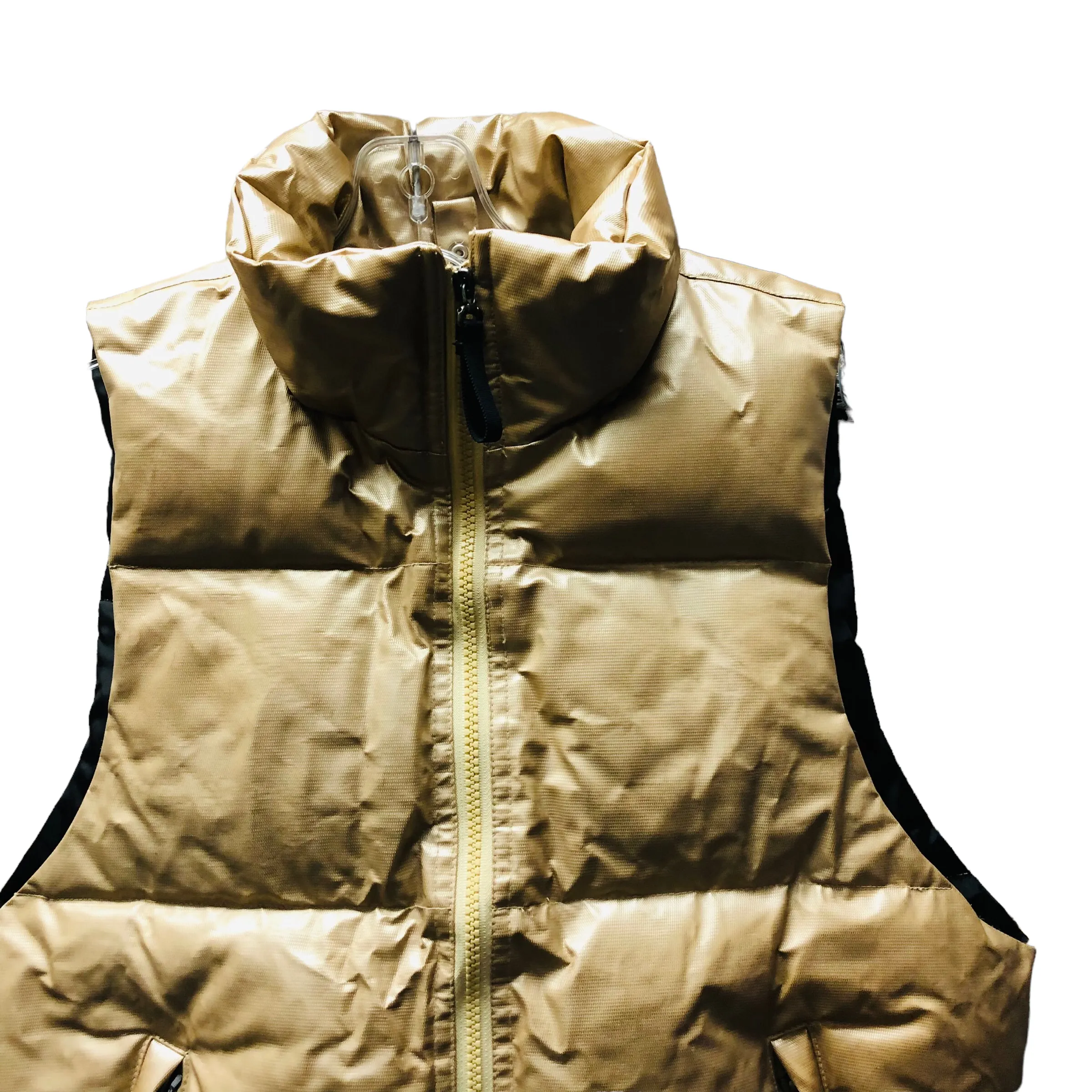 Vintage Gold Down Puffer Vest